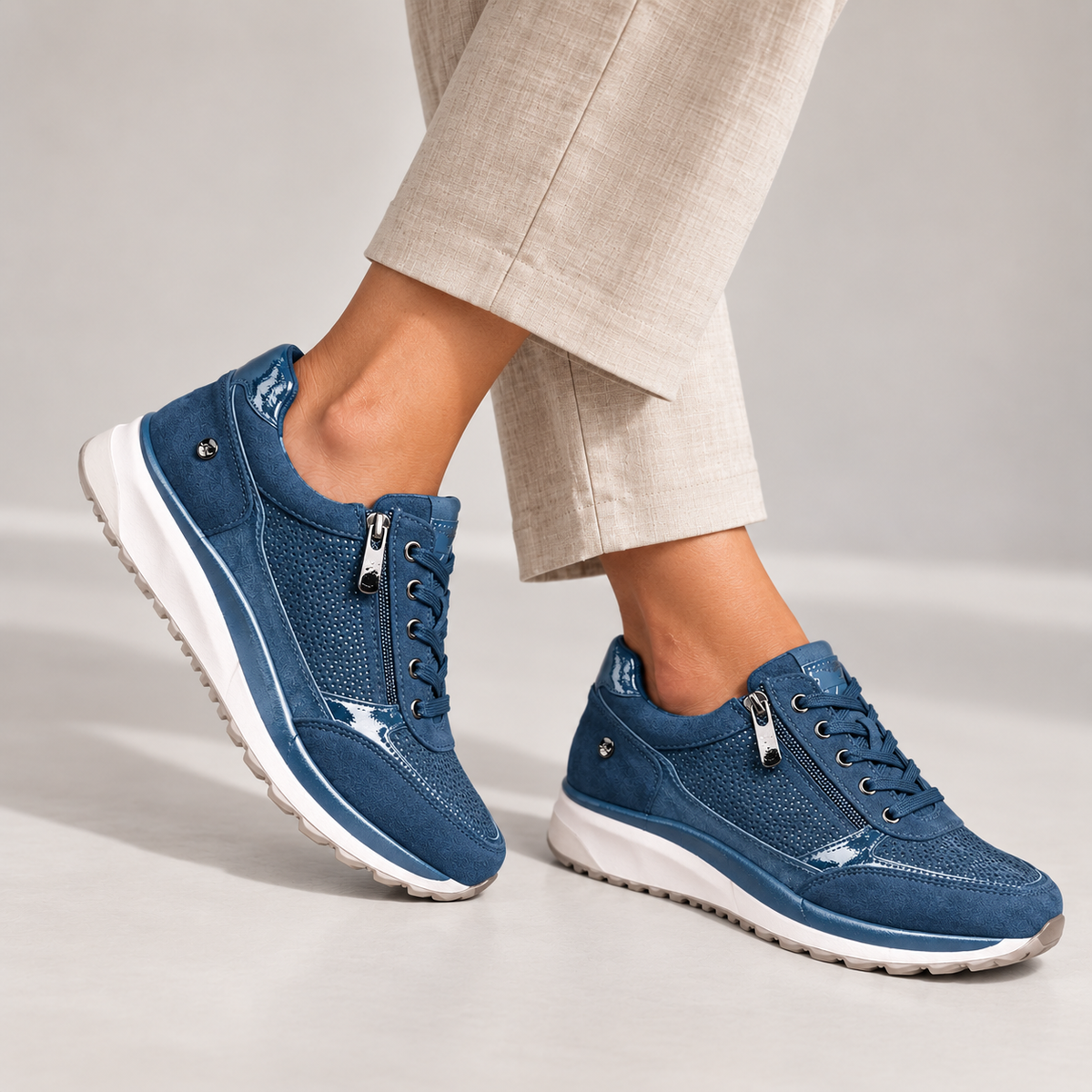 Lourdes | Zapatillas con Cremallera