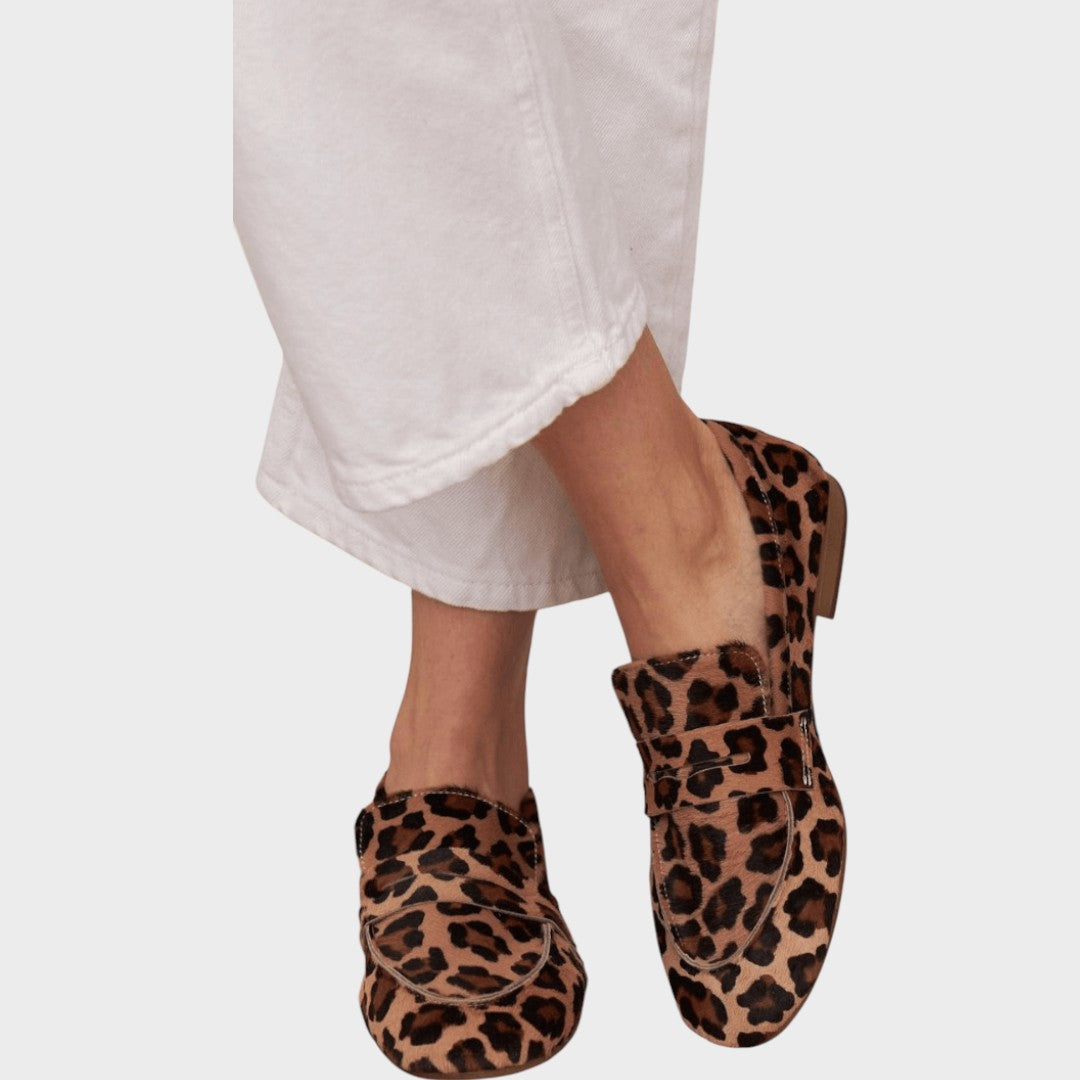 Sabrina | Mocasines con Estampado de Leopardo