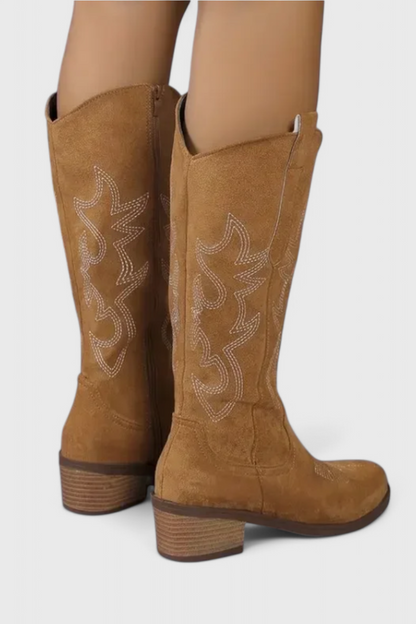Elka - Botas vaqueras de ante