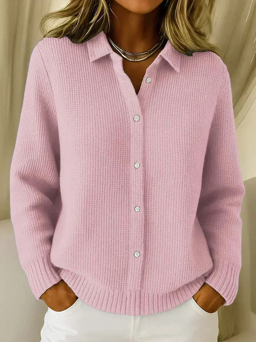 Carmela | Chaqueta de Punto Texturizada con Botones