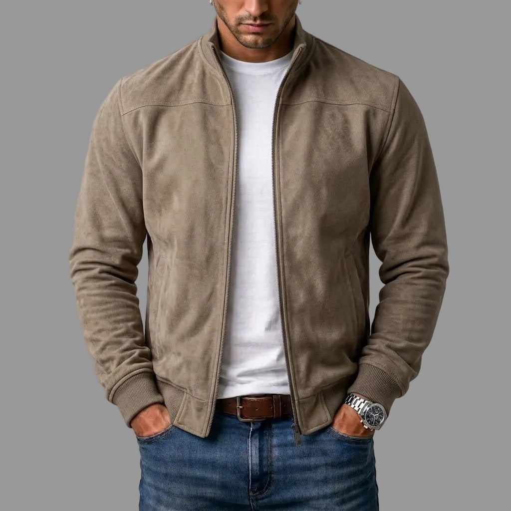 Moretti | Chaqueta bomber de ante