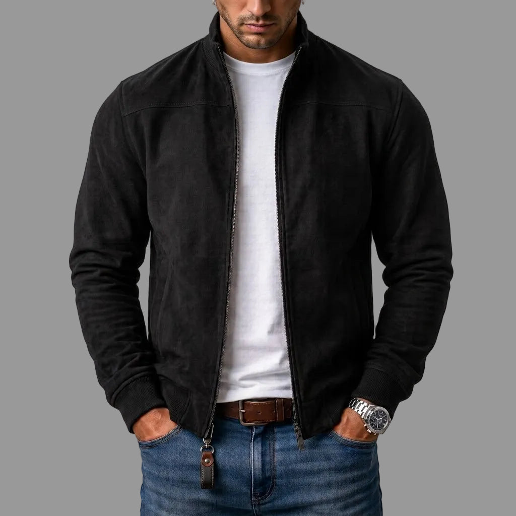 Moretti | Chaqueta bomber de ante