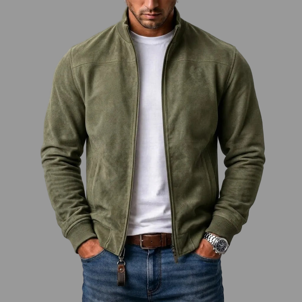 Moretti | Chaqueta bomber de ante