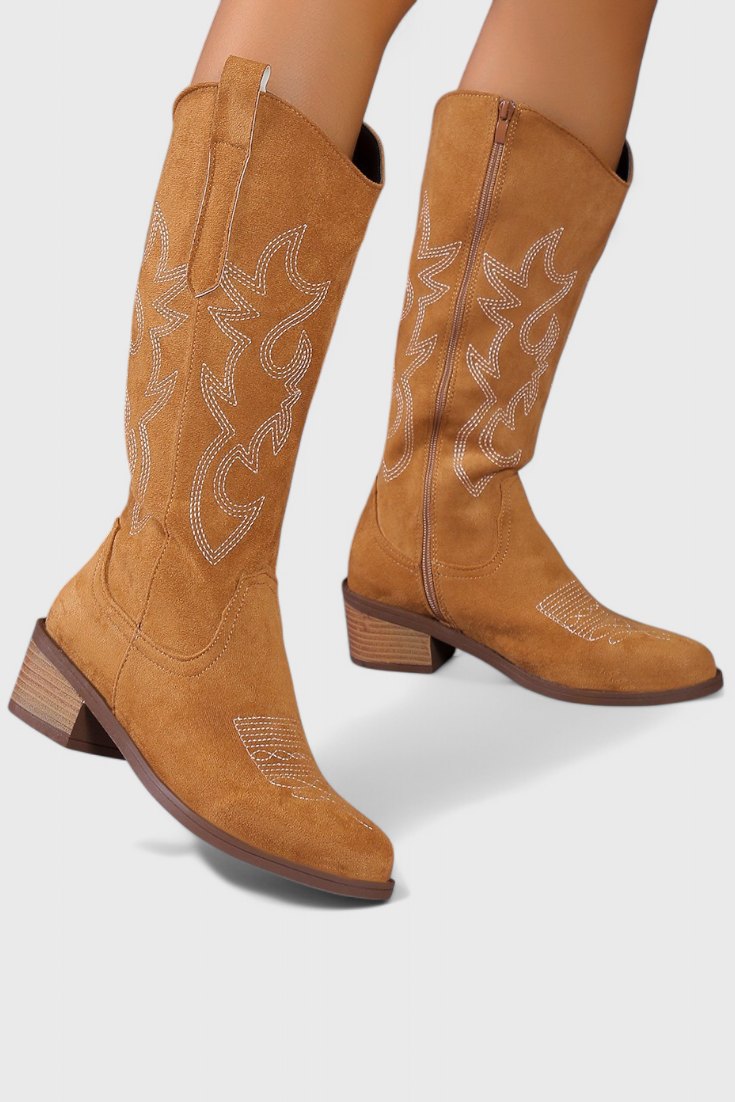 Elka - Botas vaqueras de ante