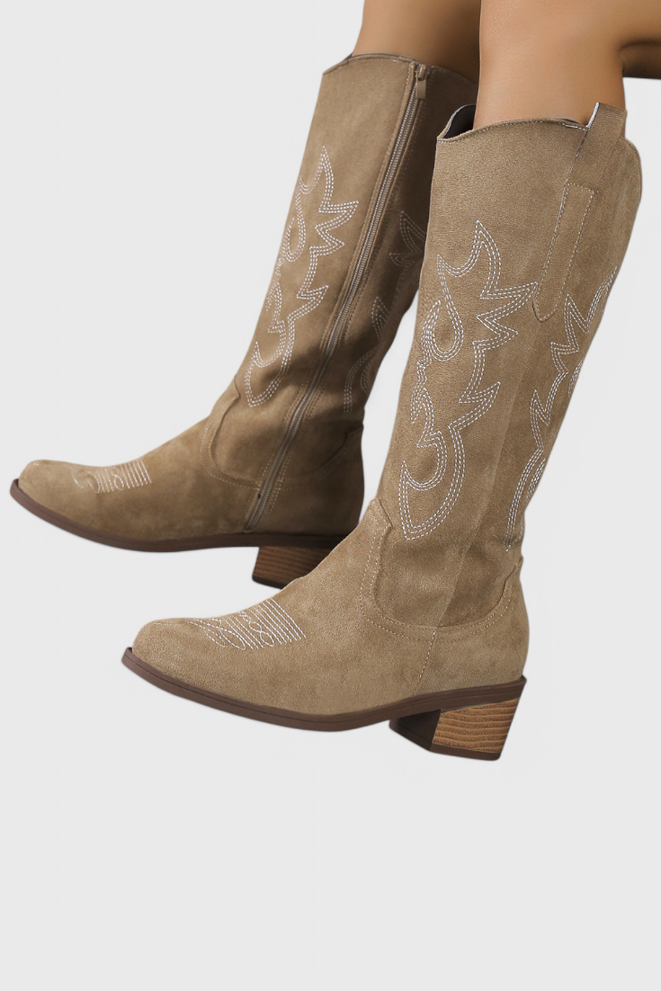 Elka - Botas vaqueras de ante
