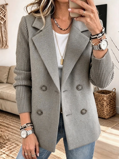 Carol | Chaqueta cruzada elegante