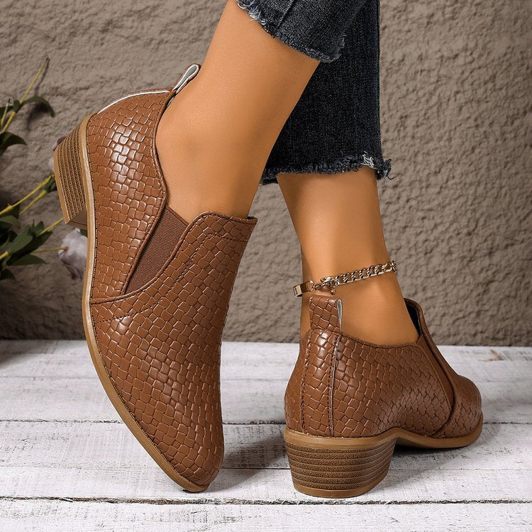 Ángela | Zapatos de salón cómodos con tacón ancho