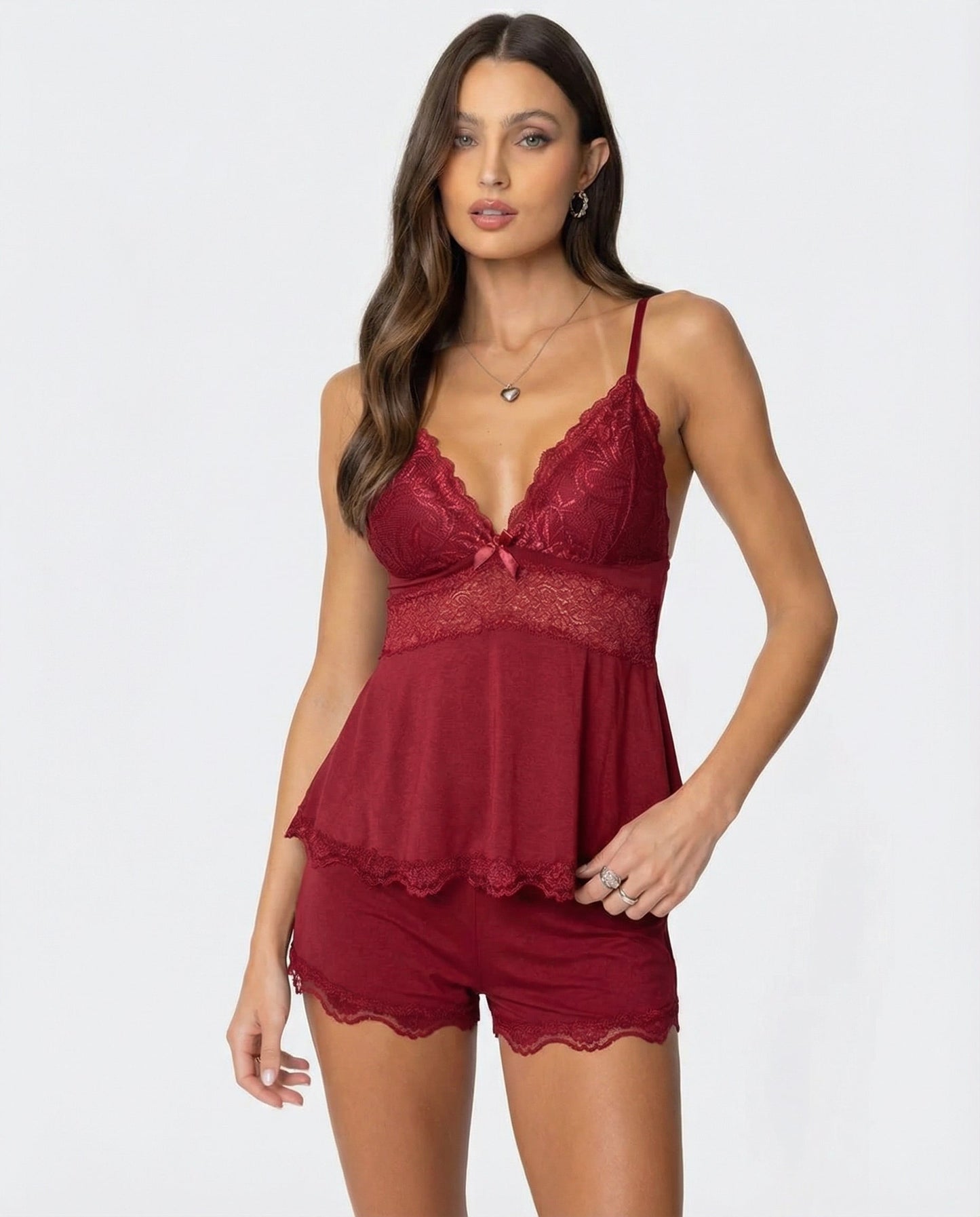 Conjunto Midnight Kiss de Encaje
