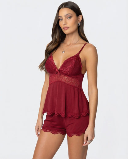 Conjunto Midnight Kiss de Encaje