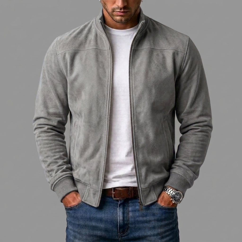Moretti | Chaqueta bomber de ante