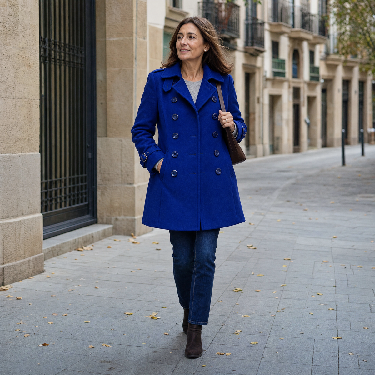 Carlota | Gabardina cruzada elegante