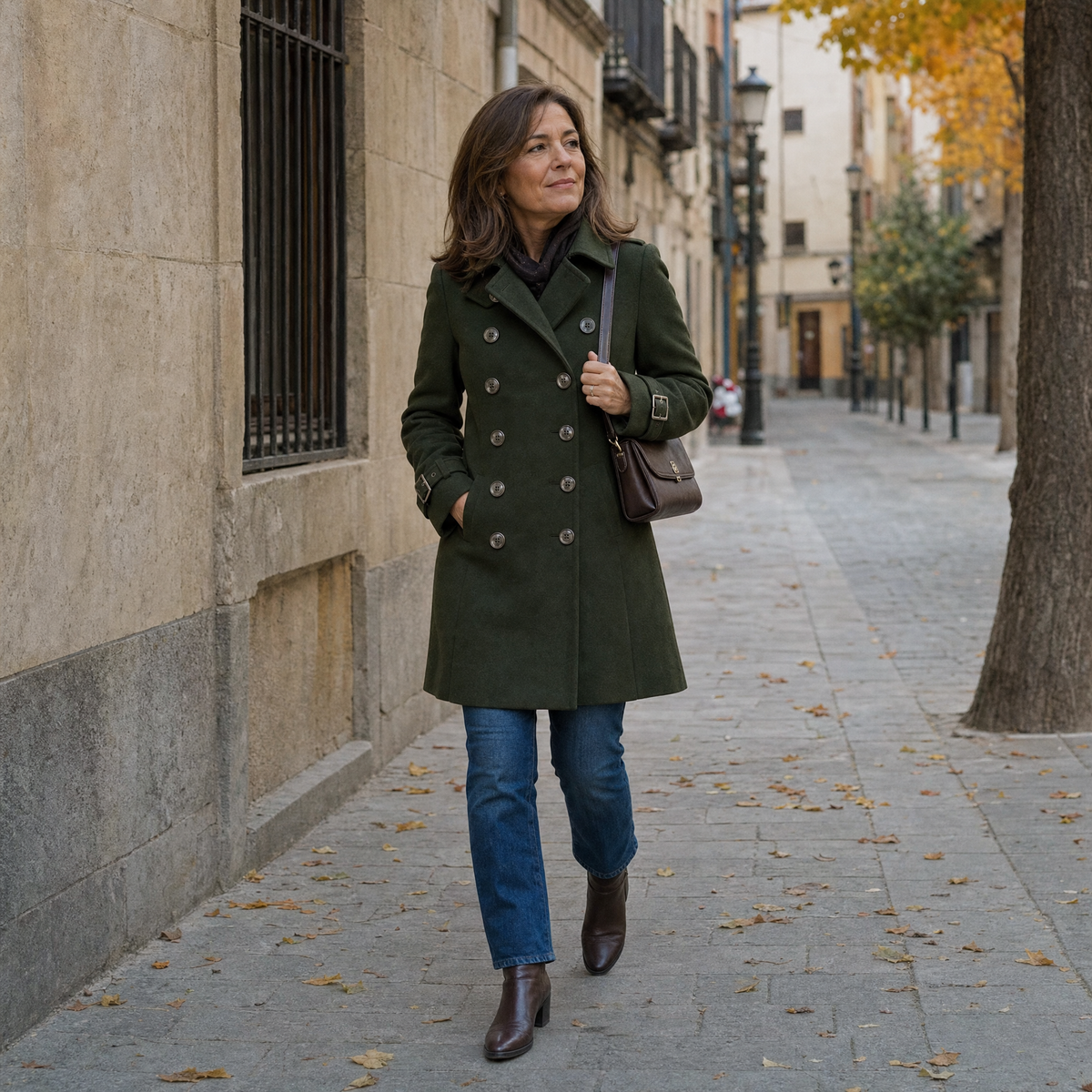 Carlota | Gabardina cruzada elegante