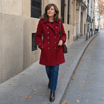 Carlota | Gabardina cruzada elegante