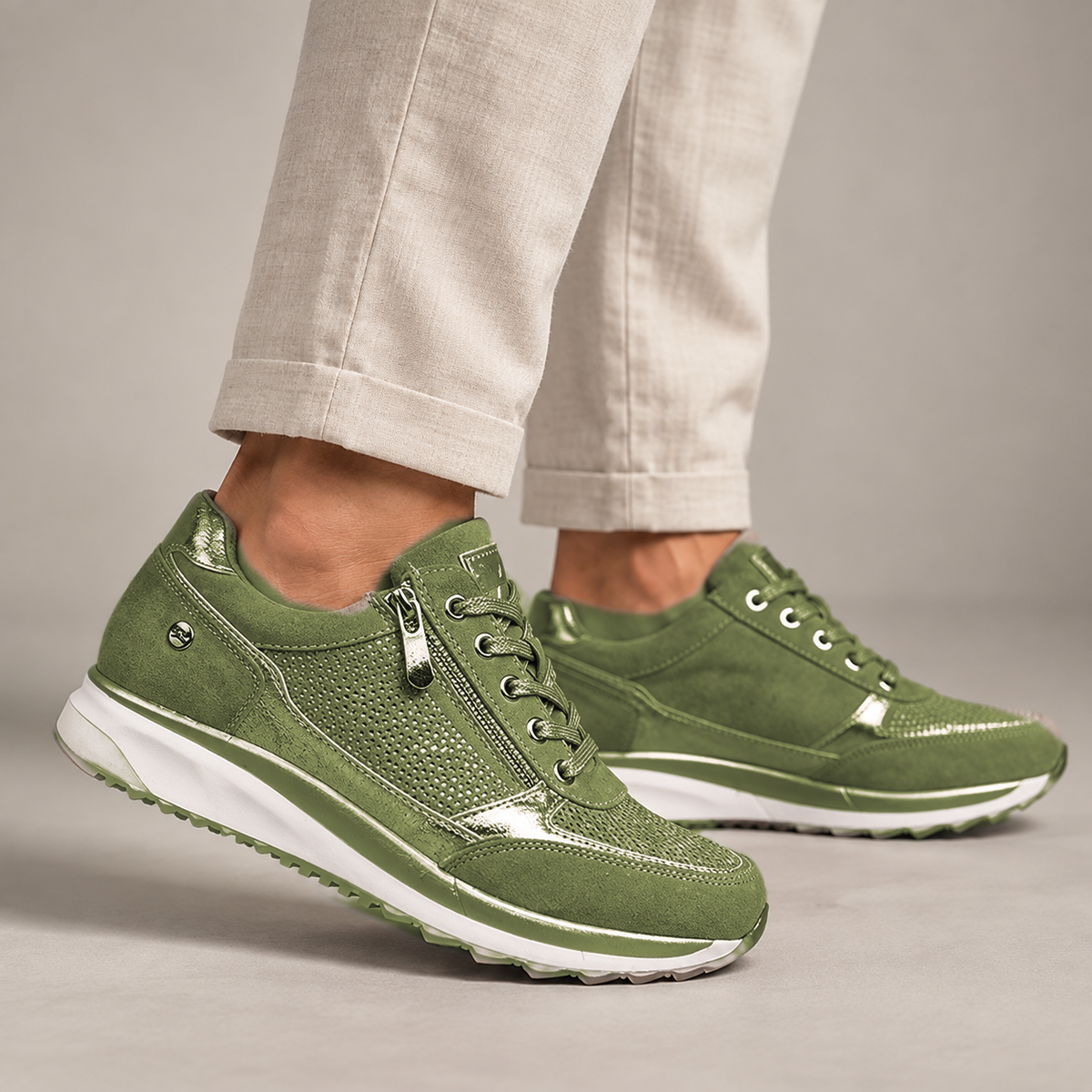 Lourdes | Zapatillas con Cremallera