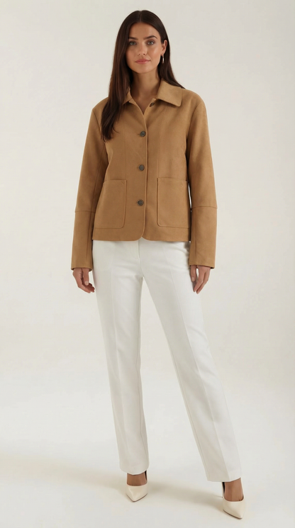 Julia | Chaqueta suave de botones