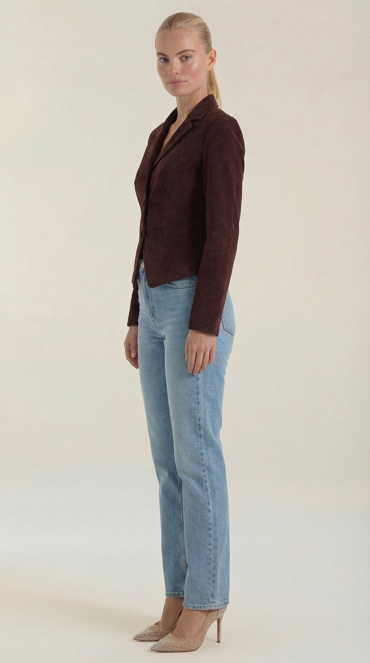 Susana | Chaqueta de terciopelo de botones