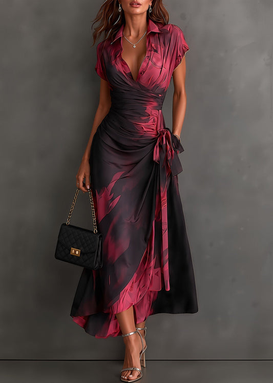Andrea – Vestido largo con tirantes cruzados